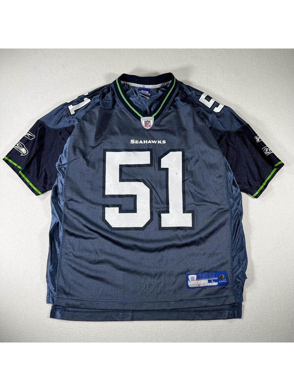 Vintage Reebok Seattle Seahawks Lofa Tatupu NFL jersey